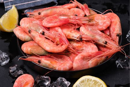 Креветки отварные