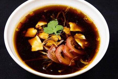 Пряный суп с курицей