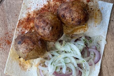 Картофель на углях