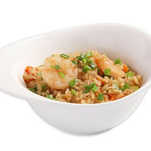 Тяхан с креветками