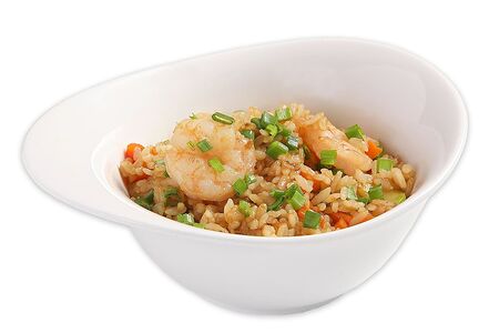 Тяхан с креветками