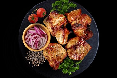 Шашлык из cвинoго карбонада