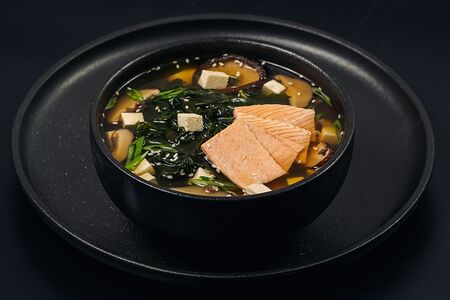 Мисо-суп с форелью