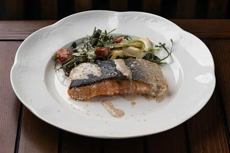 Семга гриль