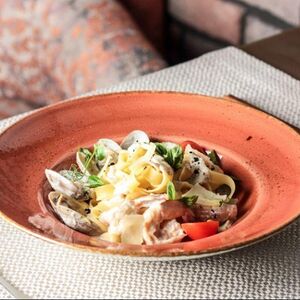 Фетучини с морепродуктами