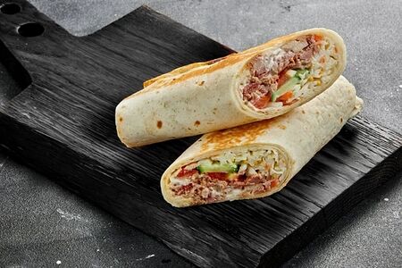 Шаверма cо свининой BBQ