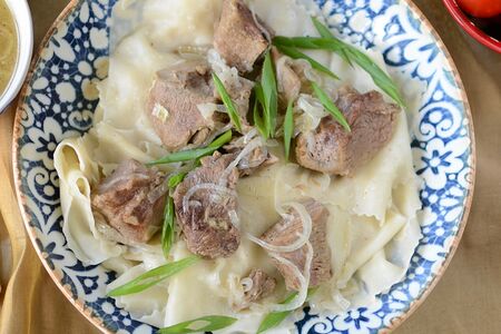 Бешбармак с говядиной