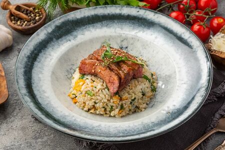 Рис с говядиной