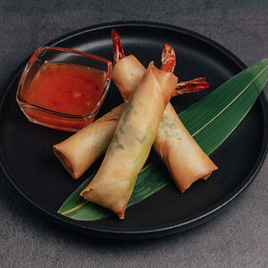 Спринг-ролл с креветками