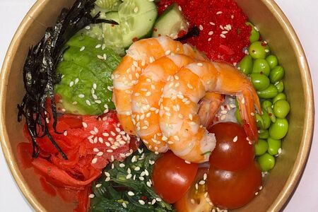 Поке с креветками