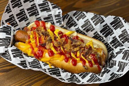 Хот-дог бекон