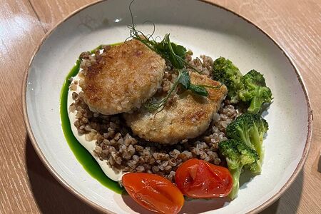 Мамины котлетки с гречей