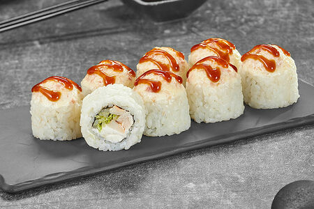 Ролл Нежный с курицей под беконом