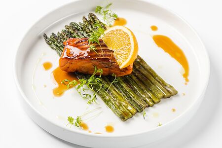 Стейк из лосося