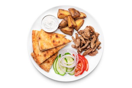 Ланч со свининой