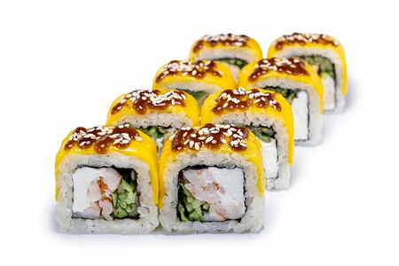 Запечённый ролл Юми с креветкой