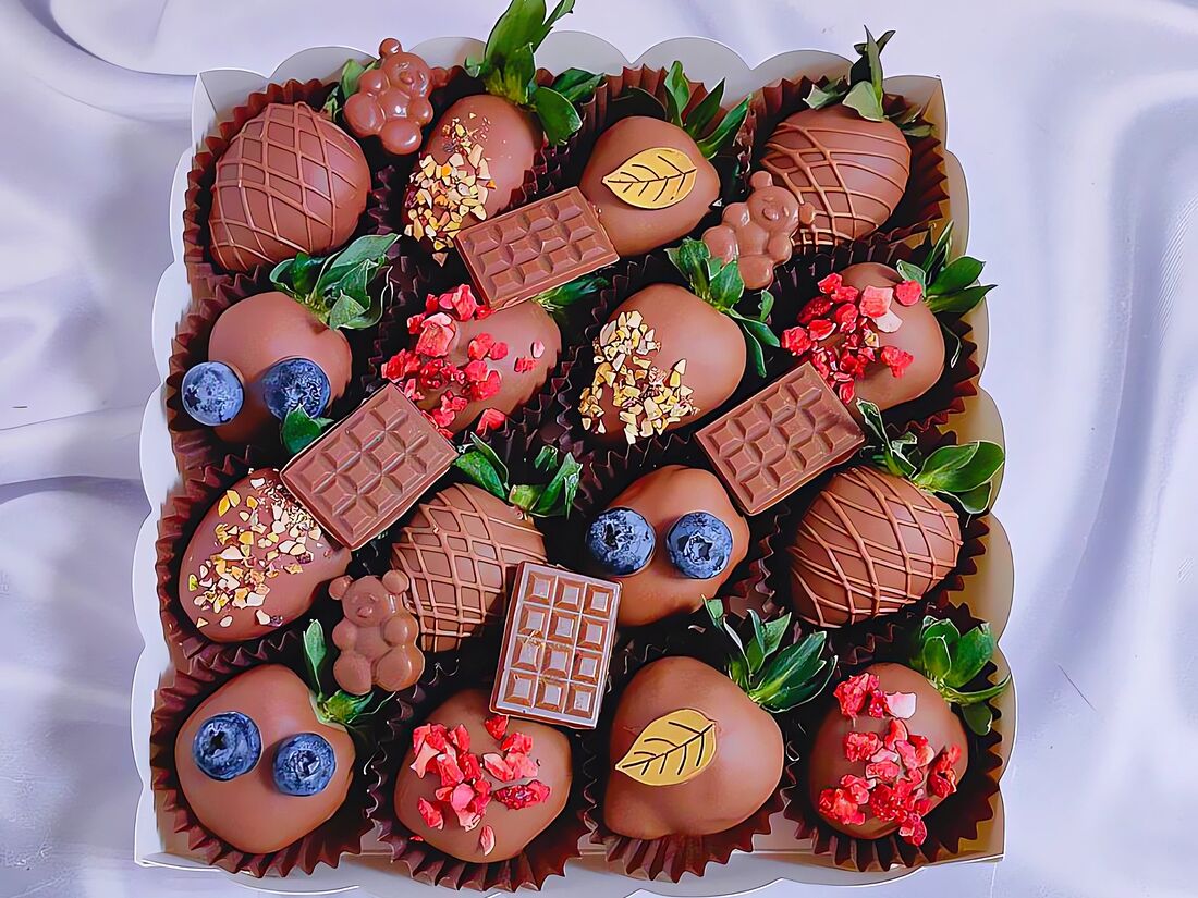 Мос клубника в шоколаде