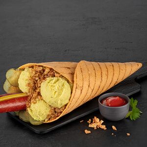 Рулле с колбаской Бергсалями