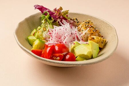 Поке с куриным филе