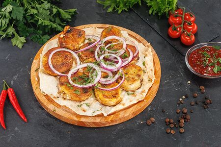 Картофель на мангале