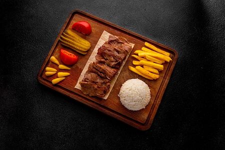 Донер-кебаб с рисом