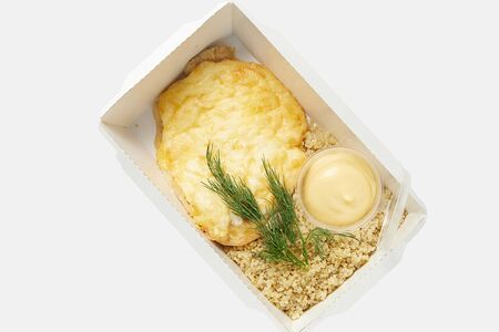 Курица по-французски с киноа 