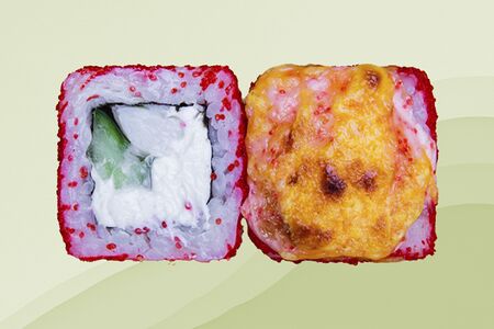 Запечённый с креветкой