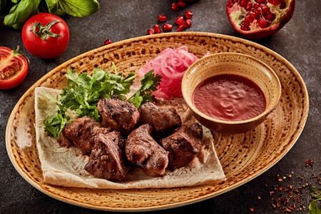 Шашлык из баранины на кости