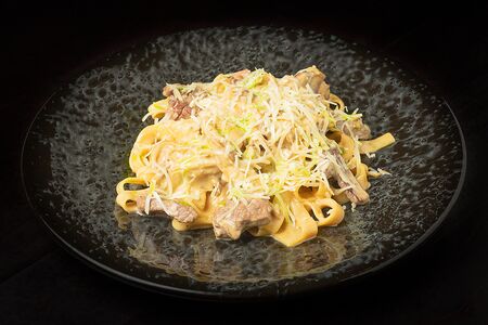 Паста с мраморной говядиной