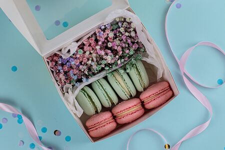 Макаронсы с гипсофилой набор