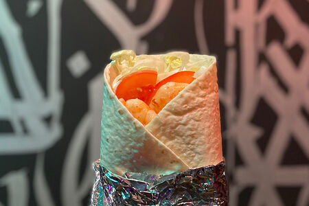 Ролл с креветками