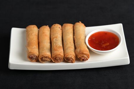 Спринг-ролл с креветкой