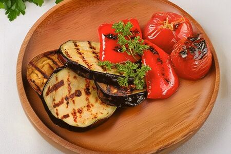 Овощи мини на углях