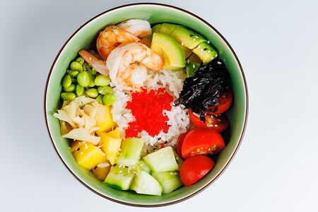 Поке с креветками