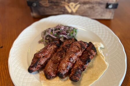 Печень говяжья в сетке