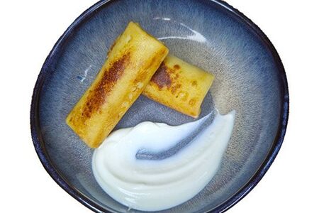 Блинчики с ветчиной и сыром