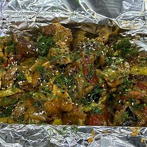 Утка, тушенная с фруктами