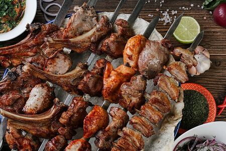 Шашлык из свиной мякоти 