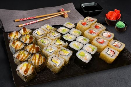 Сет роллов Веселая креветка