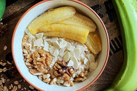 Банан на пляже