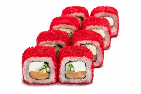 Ролл Калифорния с лососем