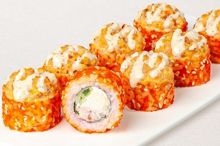 Ролл Нежная креветка с крабом