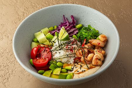 Поке с креветками