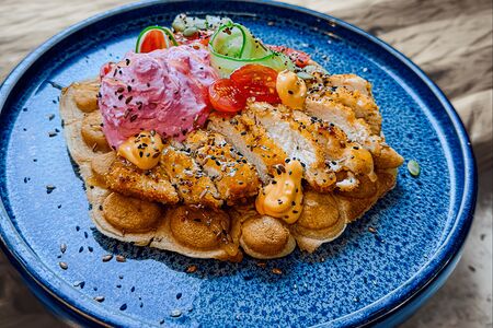 Гонконгская вафля с хрустящей курочкой