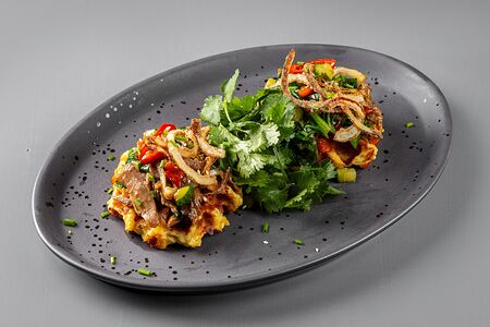 С запеченной уткой и овощами 