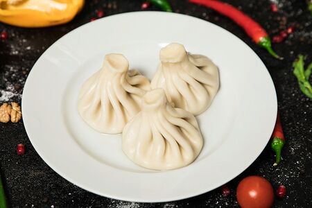 Хинкали с бараниной