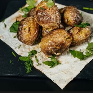 Картофель на углях 