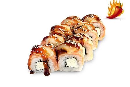 Я ролл Филадельфия запеченная