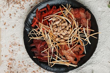 Ассорти сыровяленого мяса 