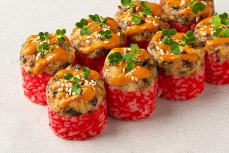 Шеф-ролл с угрём